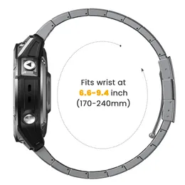 22 26 мм титановый сплав Quick Release Brap для Garmin Epix Gen 2 Pro Enduro 2 Descent Mk2i Mk1 G1 Marq Mens Mens Luxury Bracelet Bracelet