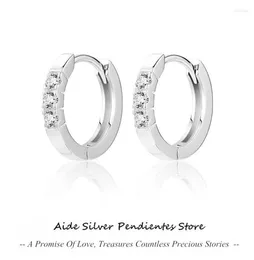 Hoop Ohrringe Aide Authentic Dcolor 02 Carat Moissanit Diamond Classic Ohrring 925 Sterling Silber Women39s Pendientes Plat8512085