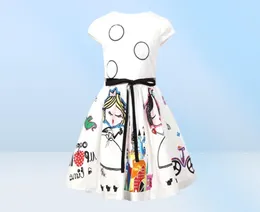 Mädchen Sommerkleidung Kinder Kleidung 2018 Marke Baby Kleid mit Schärpenrobe Charakter Prinzessin Kleid Kleidung 8954915