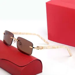 Óculos de sol de designer de luxo para homem mulher de sol de sol de sol de ouro adumbral retonglel sonnenbrille Óculos de sol verdes vermelhos para mulher