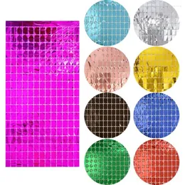 Party Decoration Great Event Decor Wall Background Curtain Festival Celebrations Square Sequin Panel Backdrop Decorations