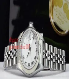 Hochwertige neue Ankunft Luxus Uhren Handgelenk Uhr Ladies 18KT Wg SS 26mm Silber Jubiläumsdiamant 79174 Ladies Watch5031030