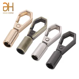 2st 6mm 8mm handväska Tassel Cap Clasp Hook Connector Bag Hanger Metal Buckles Påsar Rem Strap Cord Lock Diy Accessories