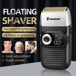 Shavers 전문 충전식 헤어 클리퍼, USB 충전이 가능하며 대머리 헤드와 트리밍 수염을 면도하는 데 적합합니다.