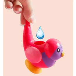 1/4pcs Renkli Su Kuş Düdük Kawaii Bathtime Müzik Oyuncak Çocuk Erken Eğitim Enstrüman Hediye Kızlar Erkek Rastgele Renk