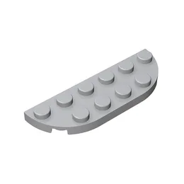 MOC собирает частицы 18980 Пластин круглый угол 2 x 6 Двойные строительные блоки DIY кирпичи модель Образовательная высокотехнологичная запасная игрушка