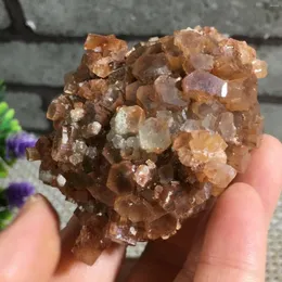 Figurine decorative Natural Aragonite Crystal Cluster Quartz Energy Gem Aura Healing Room Decoration