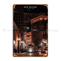 New Orleans Metal Plaque Poster Home Create Wall Pub Design Pub Nort