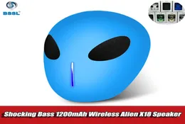 Kreativ X18 Alien Bluetooth 50 Lautsprecher Stereo -Lautsprecher Wireless tragbarer Lautsprecher Support TF -Karten -Surround -Sound -Voice ASSIS8694203