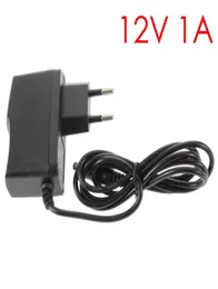 Edison2011 10pcs AC DC Transformers Adapter AC100240V to DC12V 1A محول المحول مزود الطاقة EEU PLUD 3587273