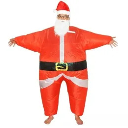 Şişirilebilir giysi Noel Cadılar Bayramı Şişirilmiş Noel Baba Kardan Adam Tree Cosplay Kostüm Karnaval Noel Partisi Festival Props