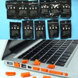 16pcs/set anti-pow plug caderno de plugue de pó de pó de pó Laptop universal USB Porta Plug Plug Computer Interface Capa à prova d'água Novo