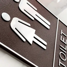 Toilettenschilder Männer und Frauen Wandaufkleber Toilettenschilder Hochwertiges öffentliches Toilettenclub Hotel öffentlich Badezimmer Beschilderung