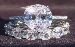 Реал 925 серебряного серебряного обручального кольца для женщин Eternity Eternity Lige Finger Jewelry Whole Lady Gift R53498194605