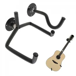 Cables Acoustic Guitar Hanger Hook Horizontal Guitar Wall Mount Holder Bracket with Screw Set Guitar Stand