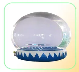 Fast Delivery Inflatable Snow Globe For Advertising 2M Dia Inflatalbe Human Snow Globe Christmas Yard Snow Globe With Blower And P6198108
