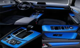Mazda CX5 için 20172019 İç Merkez Kontrol Paneli Kapı Tutucu 3D5D Karbon Fiber Çıkartmalar Çıkartmalar Araç Stil Accessorie98585585
