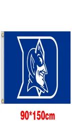 Duke Blue Devils University Bandiera universitaria di grandi dimensioni 150cm90cm 3x5ft poliestere personalizzato qualsiasi bandiera sport bandiera in volo giardino di casa all'aperto outdo7388892