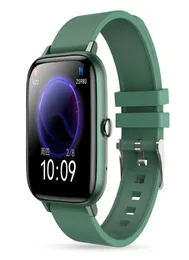 P6 154 inç ekran erkekler Bluetooth Çağrı EKG Akıllı Bileklikler İzler Kadınlar Kan Basıncı Fitness Android IOS MO6615902 için Smartwatch