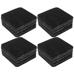 Tea Trays 60 Pieces Square Sublimation Blank Cup Mat Rubber Coasters Heat Transfer