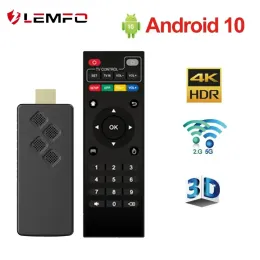 Box Lemfo Q2 Smart TV Stick Android 10 Quad Core Core Arm Cortex A53 2GB 16GB 4K H.265 2,4G5,8G WiFi потоковая передача Smart TV Box 2GB 8GB