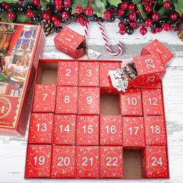 Д.г.Игрок 1008 PCS Рождественский календарь Advent Advent Calendar Рождественская загадка календаря календарь обратного отсчета рождественская вечеринка.