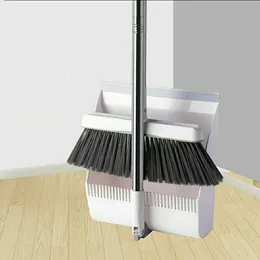 Brooms Sets Folding Dustpan Cleaning Tools Squeeze Courtyard Toliet Floor Wiper Garbage Collector Soft Hair Dust Sweeper Gadgets