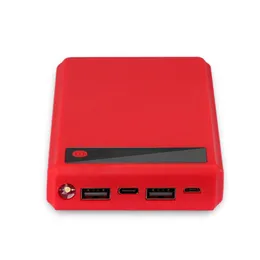 DIY 6x18650 Power Bank Case Extern 5V 2A Batteriladdning Lagring Box Shell Micro USB Type C för laddning av mobiltelefoner Portable