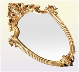 Mirrors Vintage Mirror Exquisite Makeup Bathroom Wall Hanging Gifts For Woman Lady Decorative Home Decor Supplies9024062