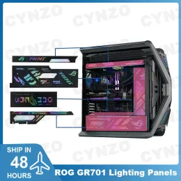 ASUS GR701 Hyperionケース用のTowers MOD照明パネル、MOD ARGB ROGゲーマーキャビネットライトボードキット、Refit Chassis Plate Aura Sync