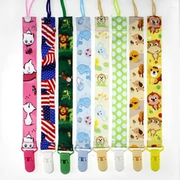 Storage Boxes Baby Pacifier Clip Portable Cute Multicolour 29cm Children Accessories Nipple Belt Animal Pattern Cartoon Supplies