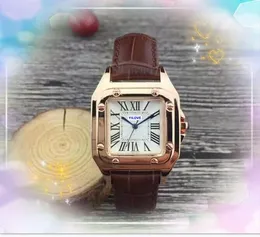 Luxus klassische Uhr Wache für Frauen Quarz automatisch Date Herren Uhr Buntes Kuhleder -Leder -Gurt wasserdichtes leuchtendes Kettenarmband Gute gut aussehende Uhren Geschenke