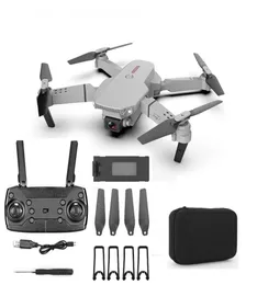 E88 طائرة بدون طيار ذكية غير محترفة مع زاوية عريضة HD 4K 1080p ارتفاع الكاميرا HEAD HOLD WIFI RC Quadcopter Dron GI3838718