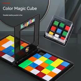 Puzzle Cube 3D Puzzle Race Cube Board Blocks Game Toy Toy Parent-Child Double Brain Teaser Speed Table Game Magic Cubos