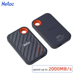 GUIDA NETAC 2000MB/S Drive SSD esterno 1TB 512 GB Portable SSD USB3.2 Disco Solido Gen2x2 ZX20 per laptop Business Desktop