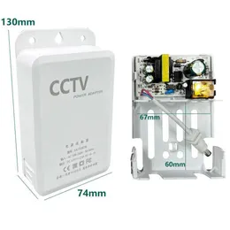 12V AC DC 7A AC Power Supply Adapter 7000mA +8 Port Plug Split Power Cable For Cctv Security Camera Dvr