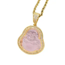 Baguette CZ Jade Fine Jewelry Pendants Charms Buddha Pendant