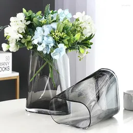 Вазы творческий подход бумажный пакет дизайн вазы комната декоративное декор спальни гидропоническое стекло