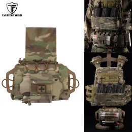 Bags Tactical IFAK Pouch First Aid Kit Pack Medical Trauma Kit Pouch Twopiece System Med Roll Carrier Outdoor Sport Hunting Vest