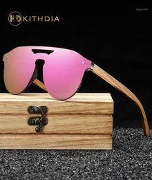 Sunglasses Kithdia Women039s Glasses Natural Zebra Wooden Men Polarized Fashion Sun Original Bamboo S50302250823