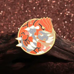 Spinning eevee twarda szkliwa szpilka urocza anime tęczy kwiatowy lis elf zwierzęta broszka klapa plecak wentylator zbiera dekoracje biżuterii