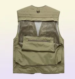 Gacche da caccia Guida da pesca multiuso veloce giacca multipocchi a secco per esterni di sopravvivenza per la sopravvivenza di sicurezza Waistcoat9660535