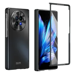 Vivo x fold3 pro kılıfı temiz tam kapsama cam film menteşe koruyucu kapak