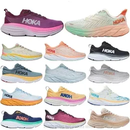 Hokah 2024 One Bondi 8 2023 Running Hokahs Shoes Women Platform Clifton 9女性Blakc White Harbor Mens Women Runners 36-48