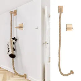 Cat Screting Screting Post Cat Móveis de parede Passos Pet Furniture Kitten Wall Shelf para descansar o exercício de decoração doméstica