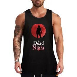 새로운 At Dead of Night Tank Top Sports Shirt 남자 보디 빌딩 맨 조끼를위한 소년 체육관 액세서리 남성