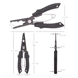 Fishing Pliers High Strength Strong Sturdy Cutting Line Rubber Handle Saltwater Gear Fishing Pliers