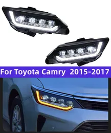 Estilo de carro para Toyota Camry 20 15-20 17 LED LUZES DE RUNCIDA LUZES DÍVIL DÍVIDO SINAL SINGRO PROJETOR LEN