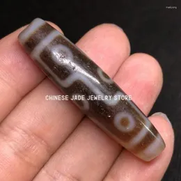 Naszyjniki wisiorek antyczne magiczne stary tybetański agat 9 oczu amulet dzi koralik c014