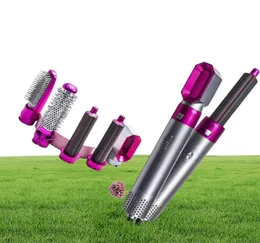 5 Heads Multifunction Hair Curler Dryer Automatic Curling Irons med presentförpackning för grov och normal EU US UK AU Plug8421076